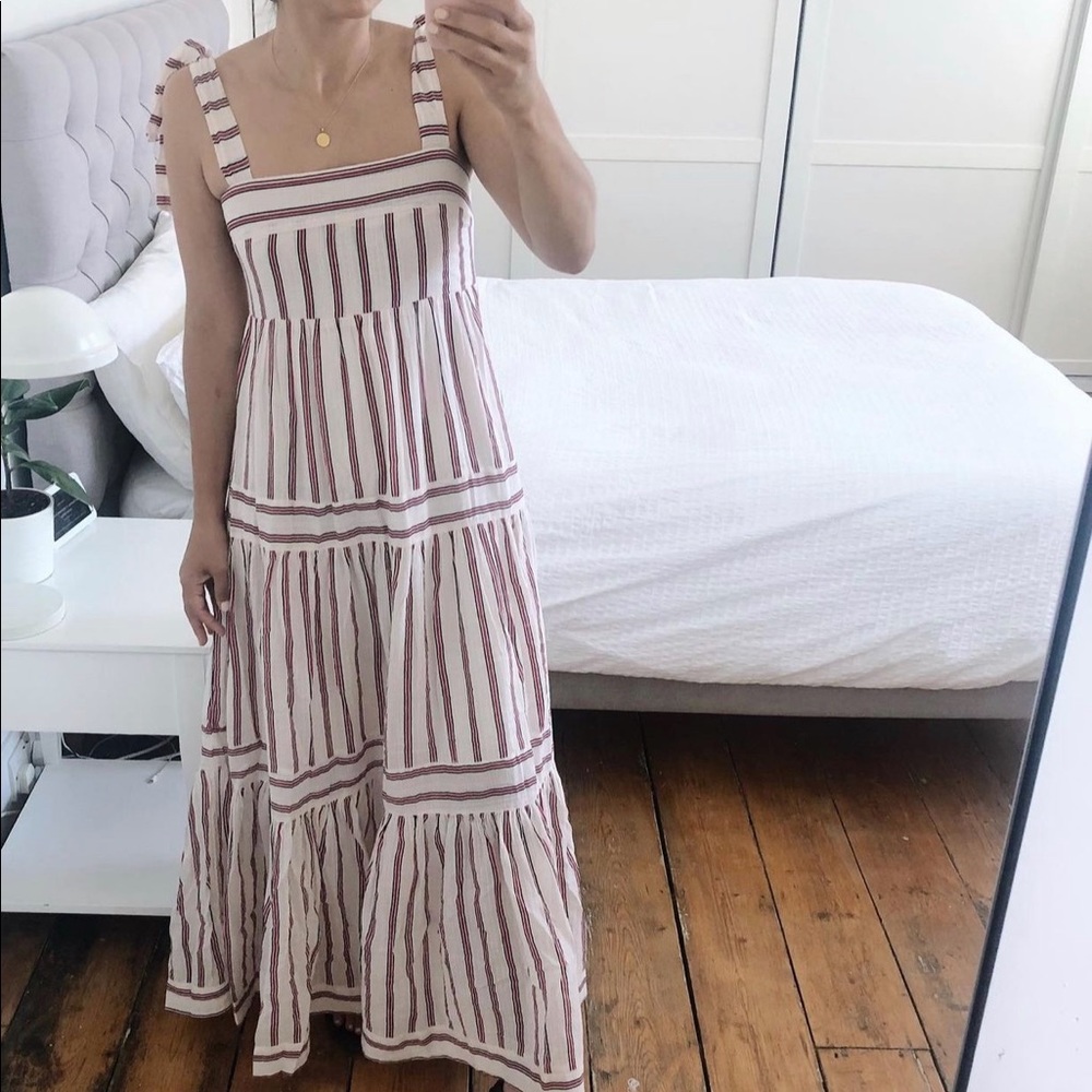 Mango cotton long dress bloggers fav - Picture 15 of 16